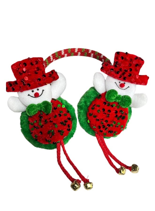 PartyToko Christmas Headband Snowman Elk Hairband Ear Warmer Ear Muff for Christmas Headwear Merry Christmas Party Decoration New Year Gift Present 1pcs - Image 1